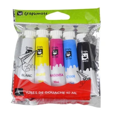 5 Tubes de gouache GRAPHMATE 10ml