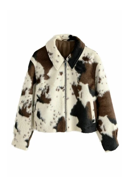 Veste mi-saison - cow print