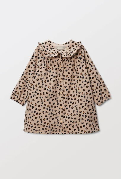 Robe imprimée en velours en coton