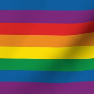 Rainbow Pride Stripes Fabric | Spoonflower