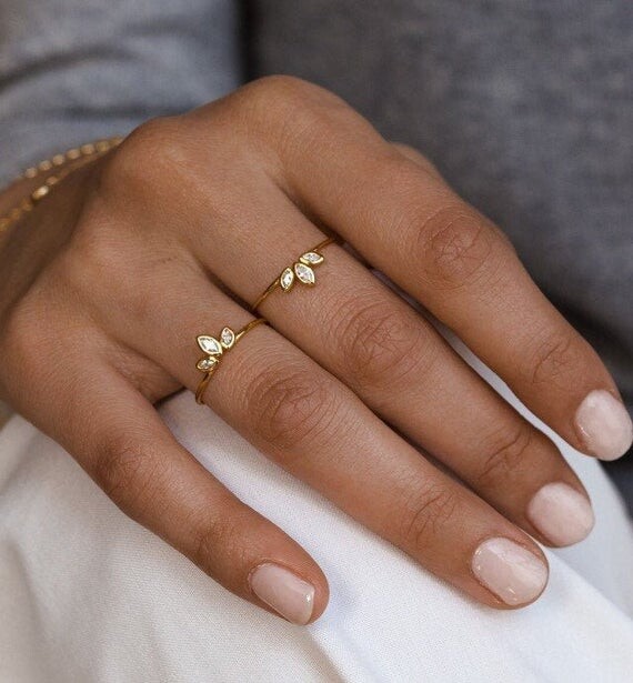 Dainty ring - Gold ring - Silver ring - Minimalist ring - Delicate ring - Tiny ring - Stacking ring - Stackable ring - Minimalist jewelry