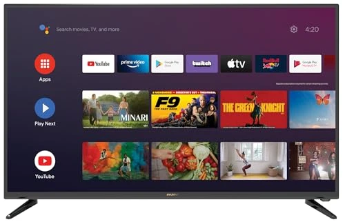 HYUNDAI Smart Android TV 43 Pouces (109cm) Full HD - WiFi - Netflix - Prime Video - CHROMECAST - 3xHDMI - 2xUSB - HDR10