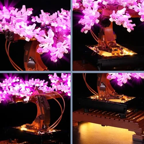 Kit d'éclairage LED pour arbre Lego Bonsaï 10281, collection botanique, décoration d'intérieur, lumières uniquement, pas de modèle Lego