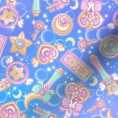 Magical Girl Fabric | Spoonflower