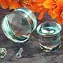 Single Flare Glass Stretching Plugs