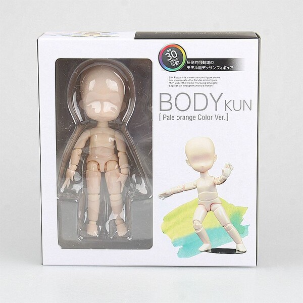 Q Ver. He She BODY KUN / BODY CHAN Ferrite Figma, archétype animé, corps féminin mobile en PVC, modèle 14cm