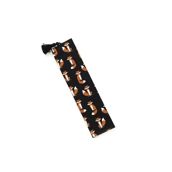 Bookmark Mini Fox avec Tassle perlé et Stabilisateur