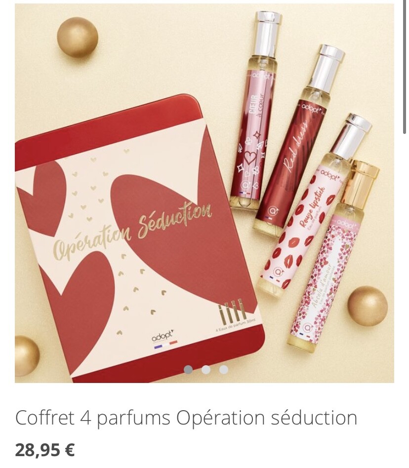 Coffret 4 parfums adopt 