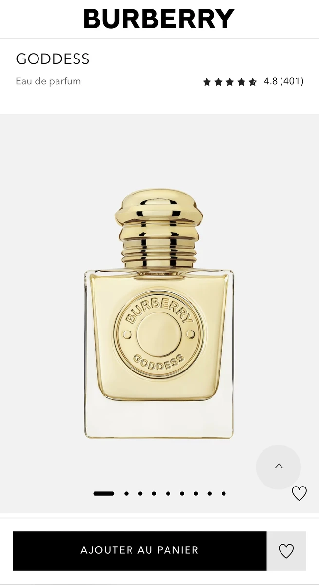 BURBERRY  Goddess   Eau de parfum » achetez en ligne | Nocibé