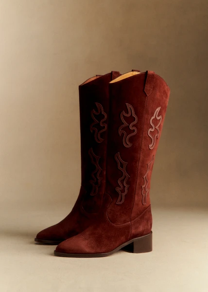 Bottes Jill - Acajou Bi-Matière