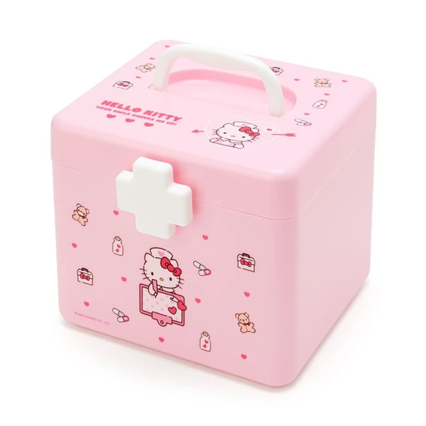 Hello Kitty Aid Kit Storage Box Sanrio Japan
