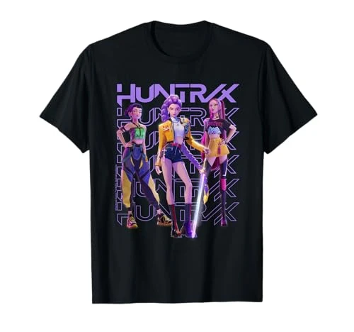 Kpop Demon Hunters Huntrix Huntr X Golden Trio Pose T Shirt Votre 