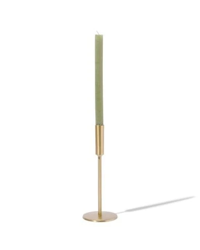 bougeoir Ø10.5x26 - métal doré