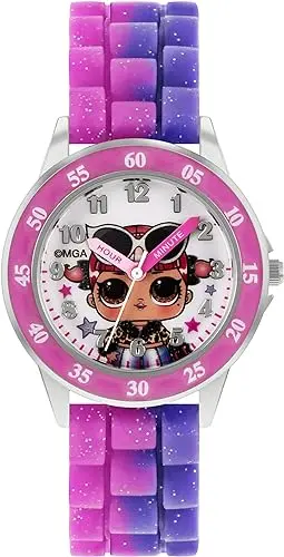 lol surprise Filles Digital Quartz Montre avec Bracelet en Silicone LOL9017ARG