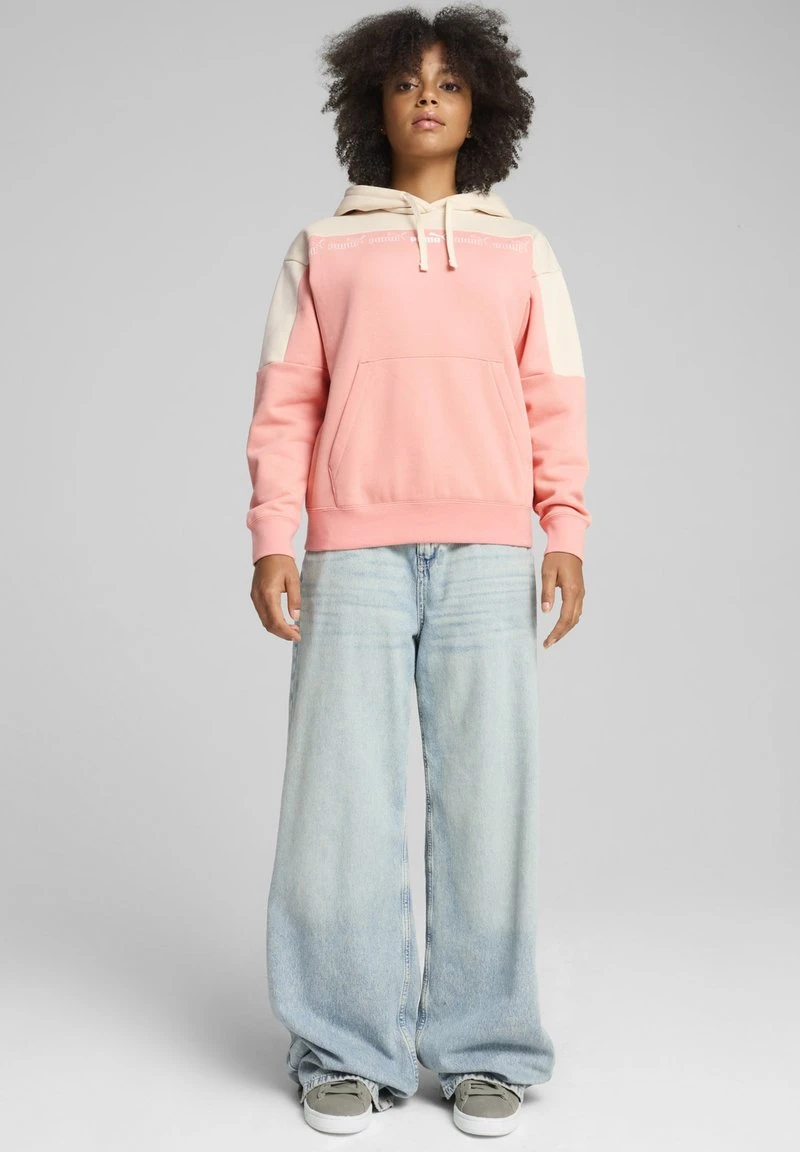 Sweat à capuche - pink fruit - XL