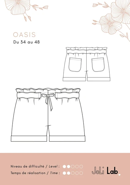 Short Oasis - Patron Couture PDF