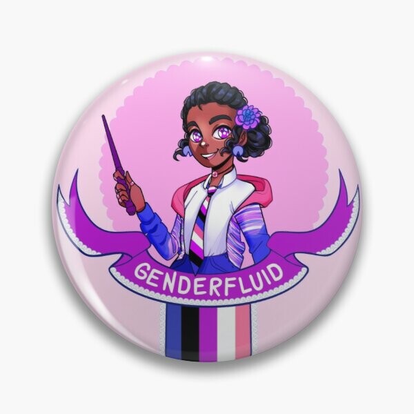 Fierté sorcière fluide | Badge