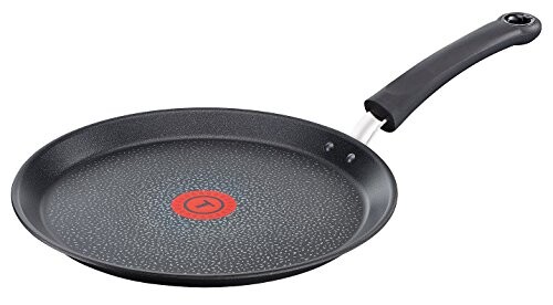 Tefal E4401185 Talent Pro Crêpière 28 cm, Aluminium, Noir