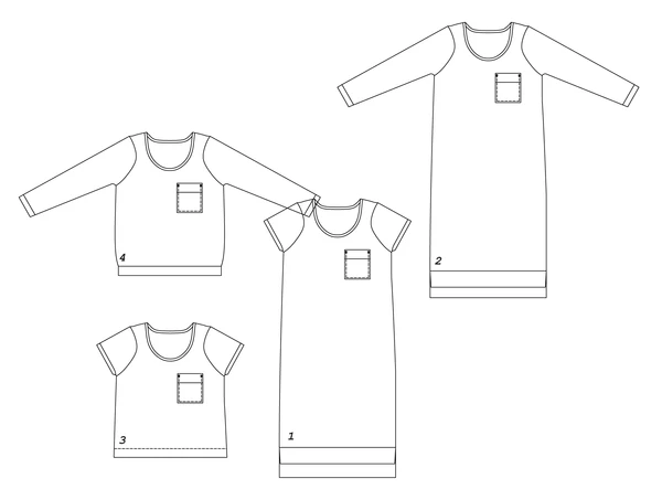 Jeanne T-shirt/dress