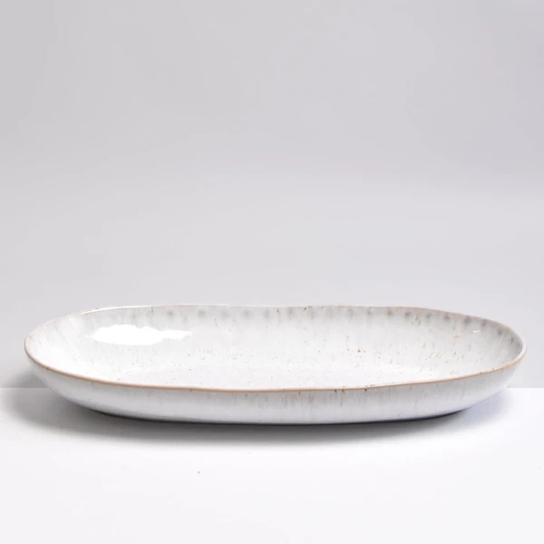 Plat de service L | Blanc audacieux