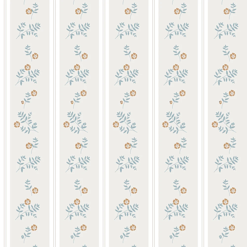 French Cottage Flowers Wallpaper