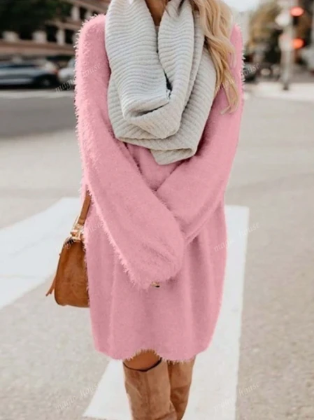 Robe pull maille