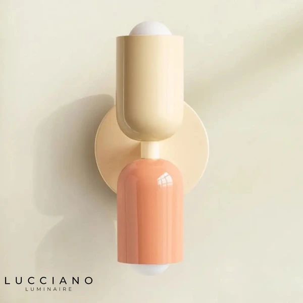 Applique murale chambre beige scandinave | Applique murale LED salon minimaliste