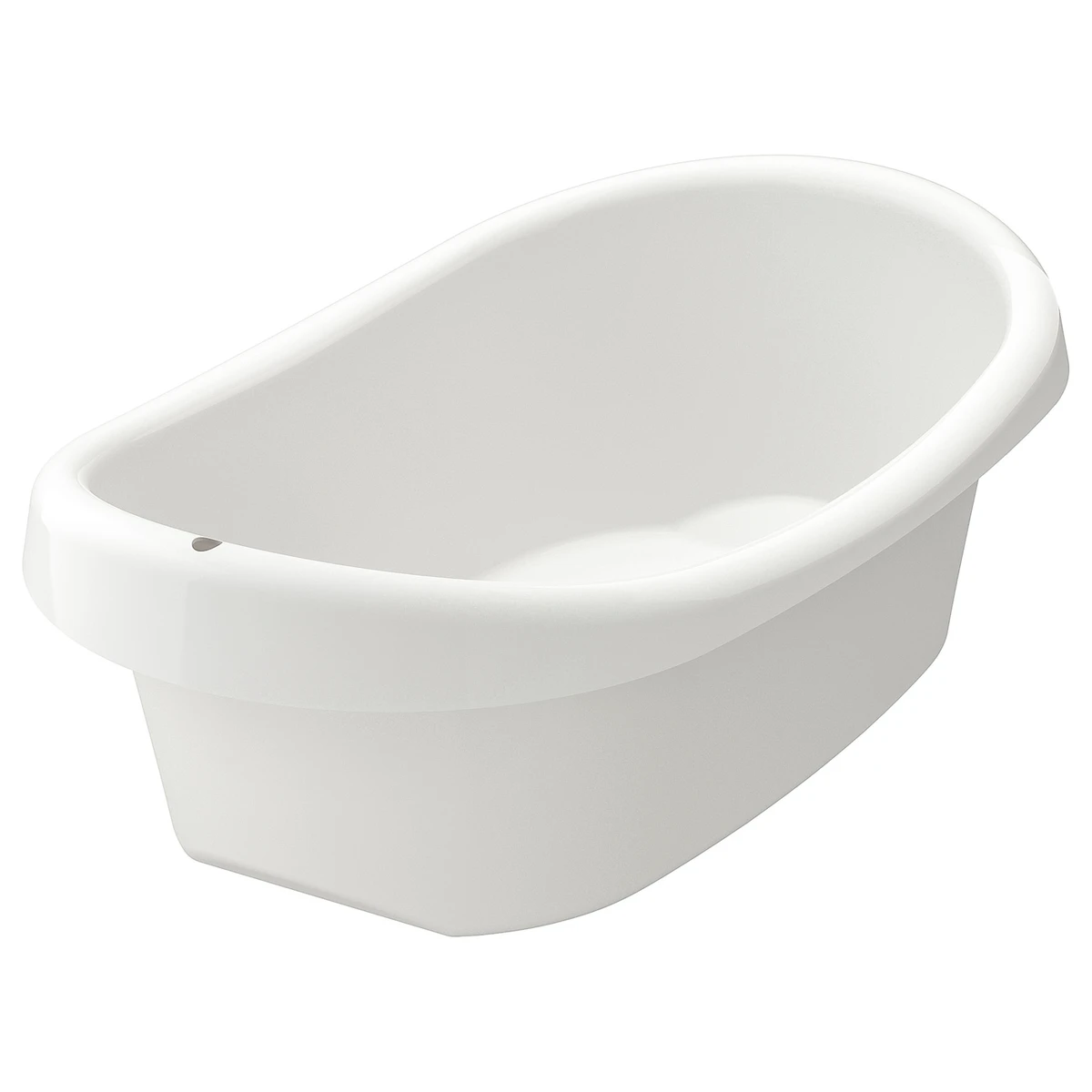 LÄTTSAM Baignoire bébé - blanc/vert