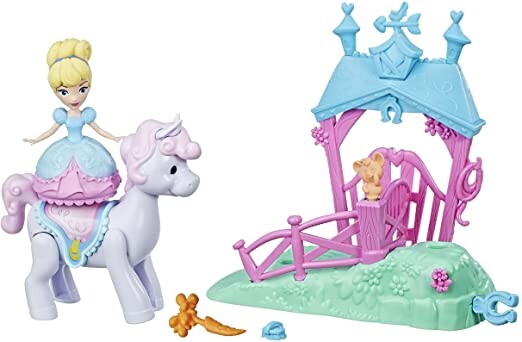 Disney Princesses Mouvements Magiques Poupee-Cendrillon et Son Cheval, E0249: Amazon.fr: Jeux et Jouets