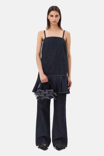 Robe Denim Strap Mini