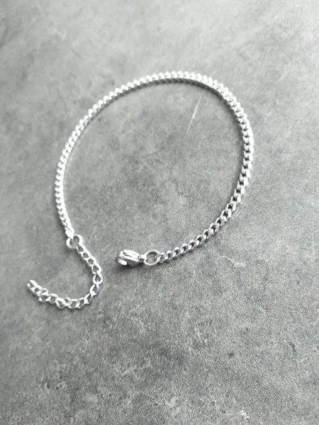 bracelet fin argenté