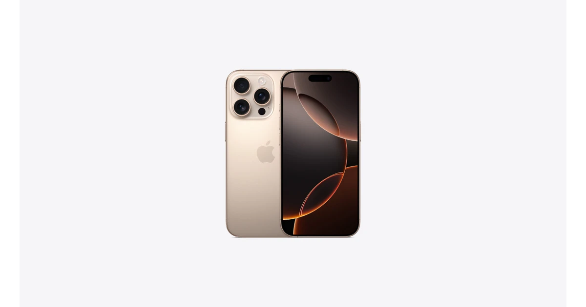 iPhone 16 Pro 128 Go Titane sable