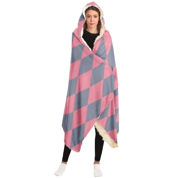 Howl's Moving Castle Pattern Hooded Blanket - Ghibli Merch Store - Official Studio Ghibli Merchandise
