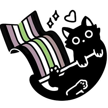 Agender Cat | Sticker