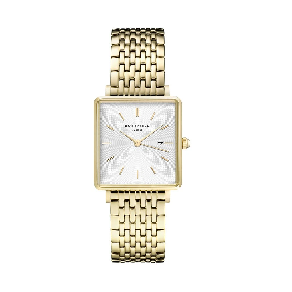 Montre Rosefield The Boxy Blanc