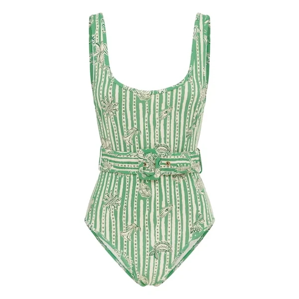 Maillot 1 Pièce Lula Fibres Recyclées | Vert