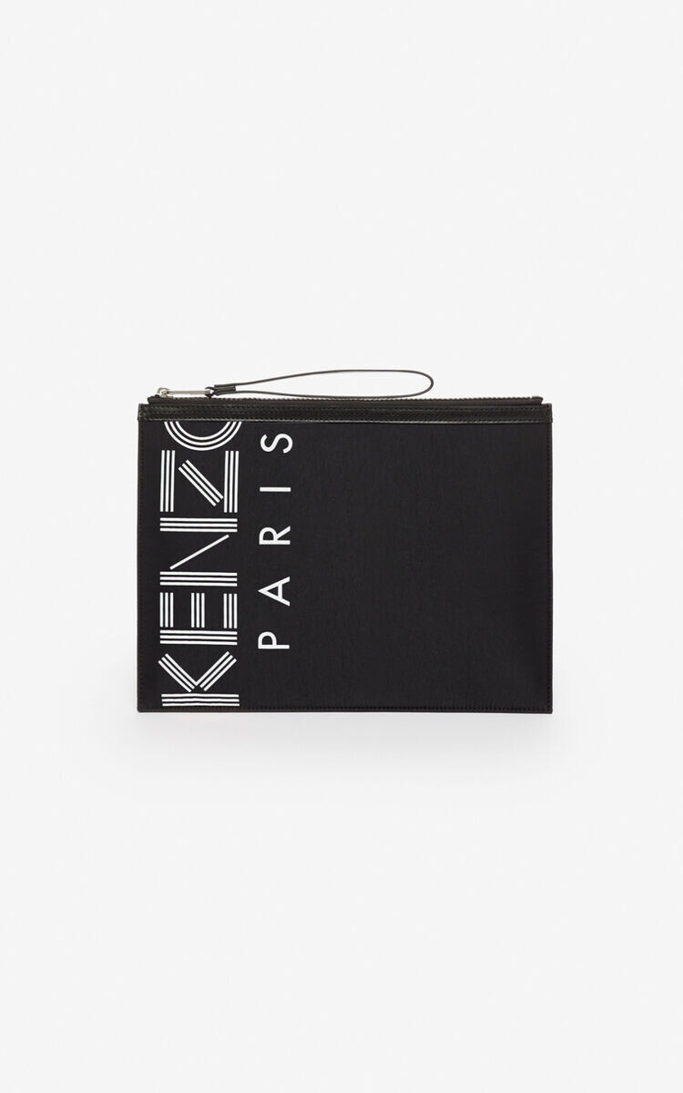 Accueilaccessoiressacs femmePochettesPochette A4 KENZO Logo