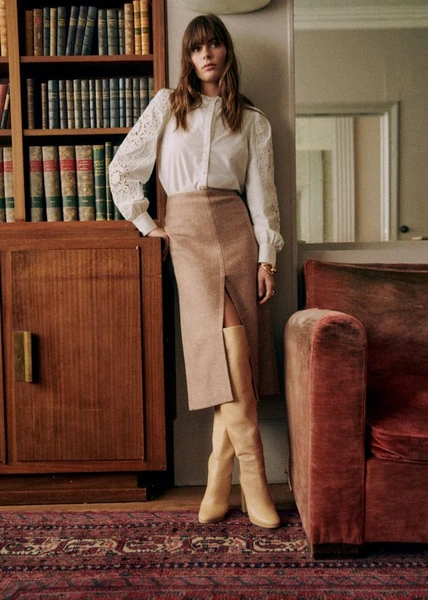 Jupe Eloane - Beige - Sézane