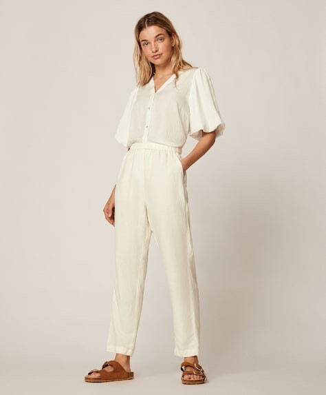 Pantalon lin
