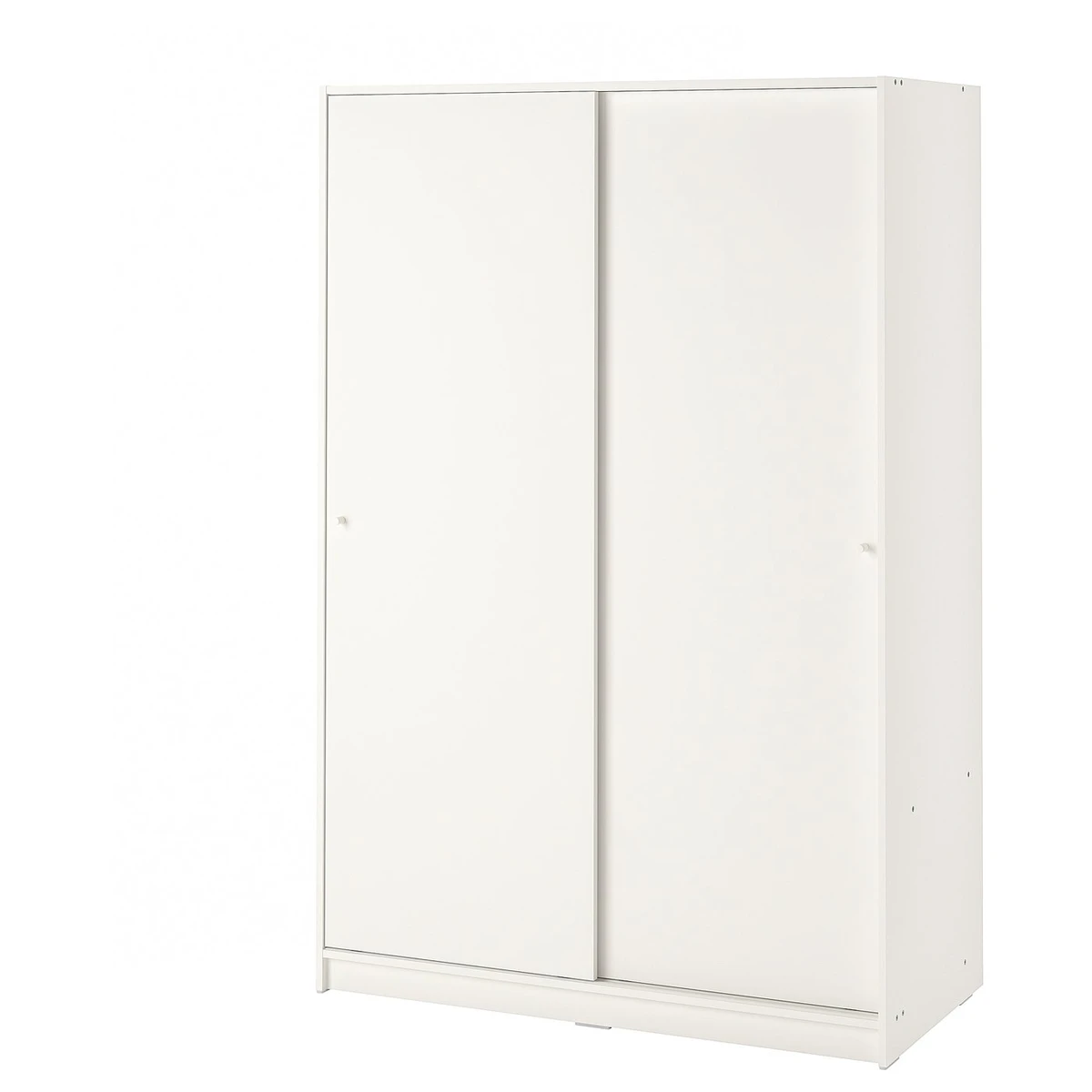 KLEPPSTAD Armoire à portes coulissantes - blanc 117x176 cm