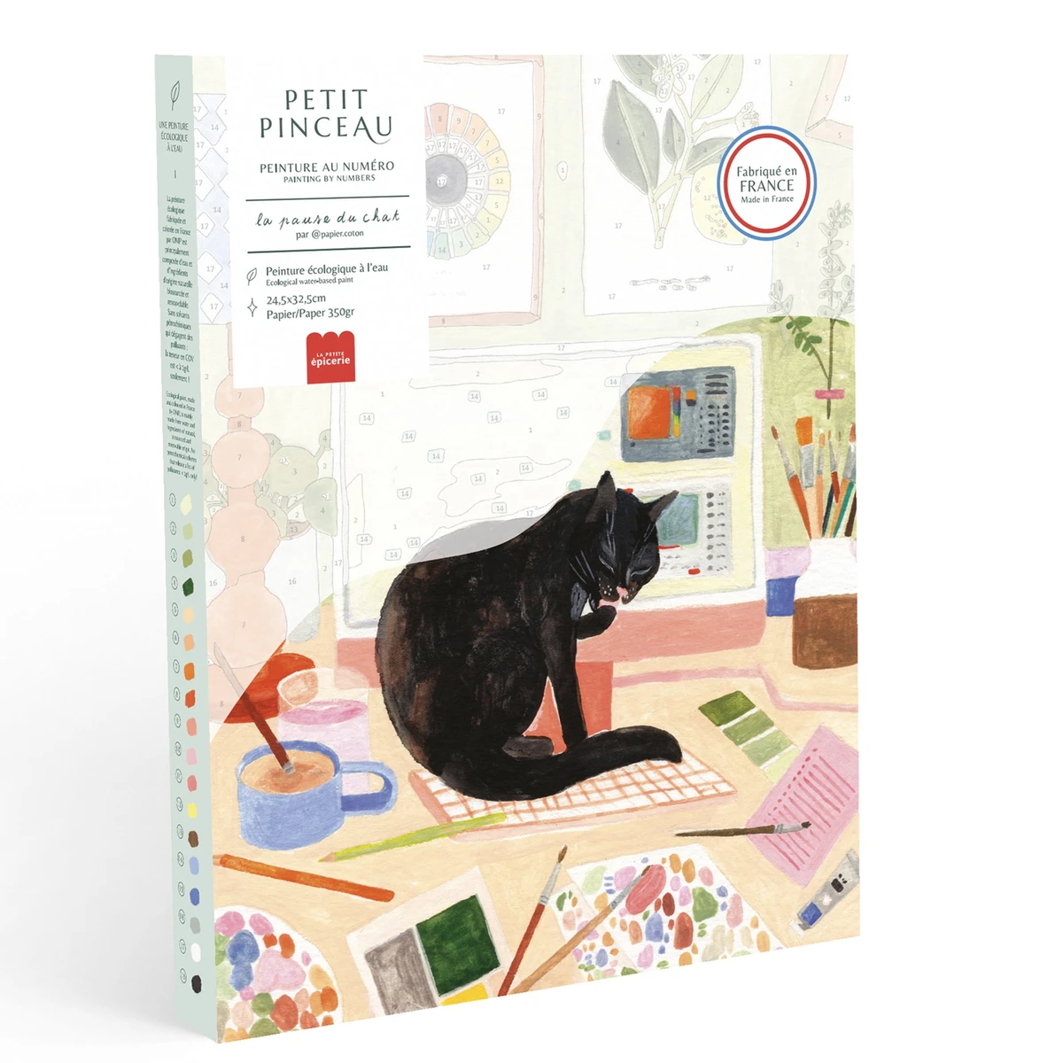 Kit de peinture au numéro - La pause du chat