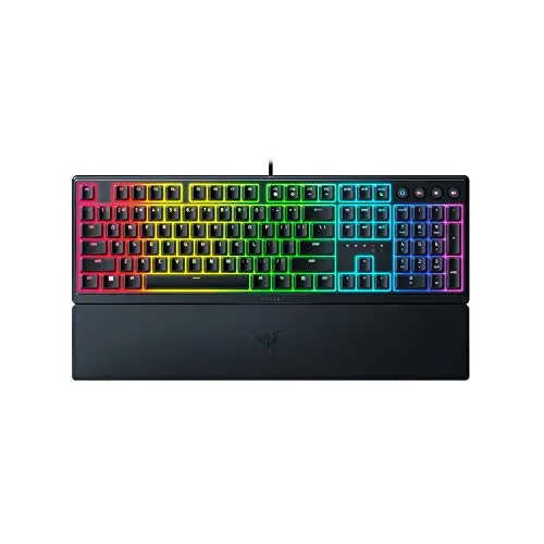 Razer Ornata V3, Clavier Gaming à Membrane mécanique avec revêtement UV (Repose-Poignet magnétique Soft-Touch 10 Zones d'éclairage Razer Chroma RVB), Clavier Anglais, Noir