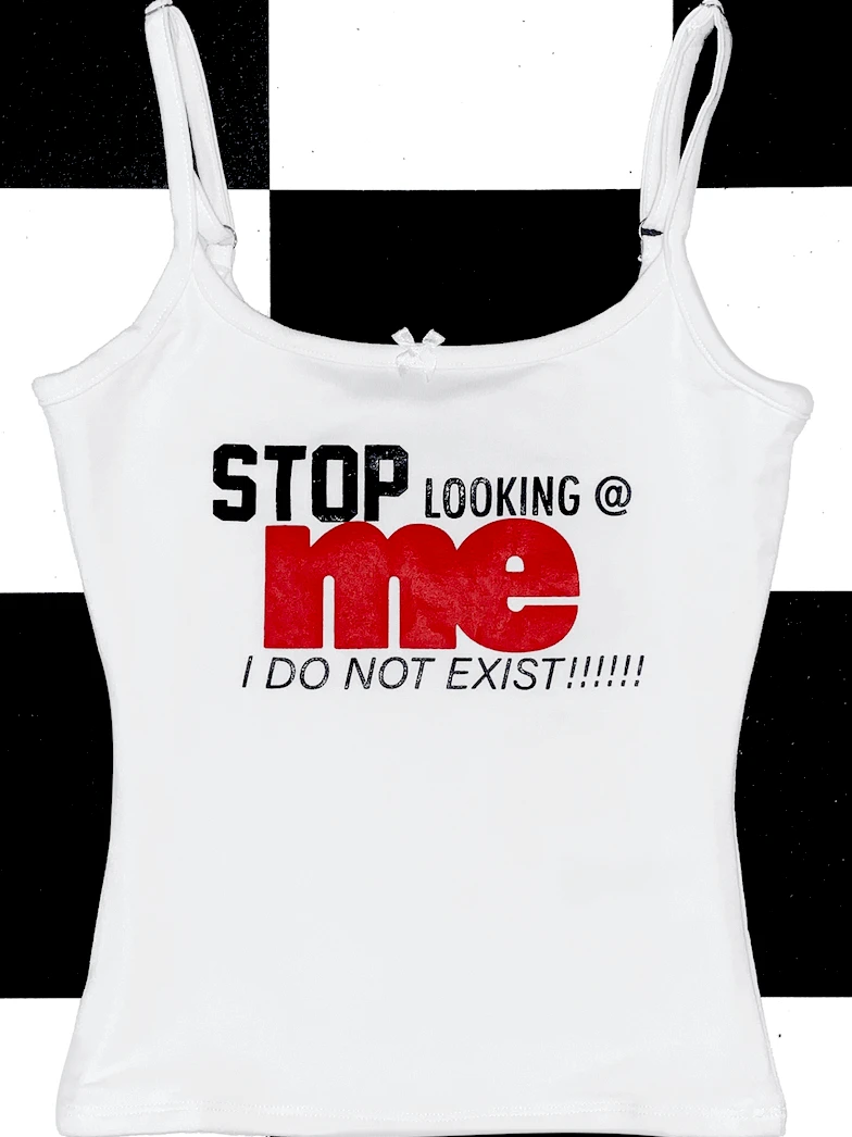 SWEET LORD O'MIGHTY! I DO NOT EXIST FITTED TANK IN WHITE