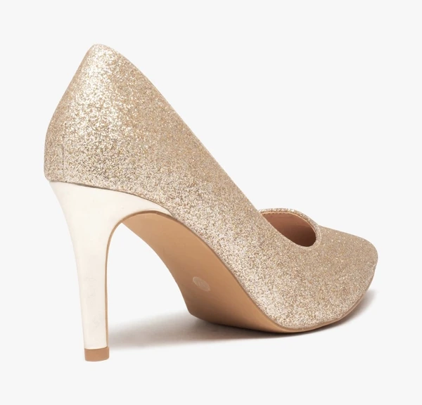 Escarpins femme à talon aiguille et dessus pailleté