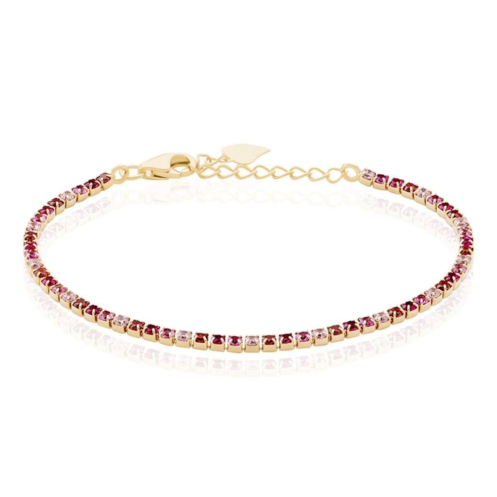 Bracelet Zoelia Plaque Or Jaune Perle D'imitation