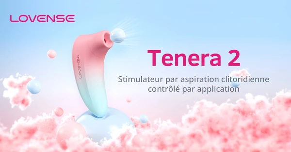 Lovense® Tenera 2 : Aspiration du clitoris pour une stimulation suprême !
