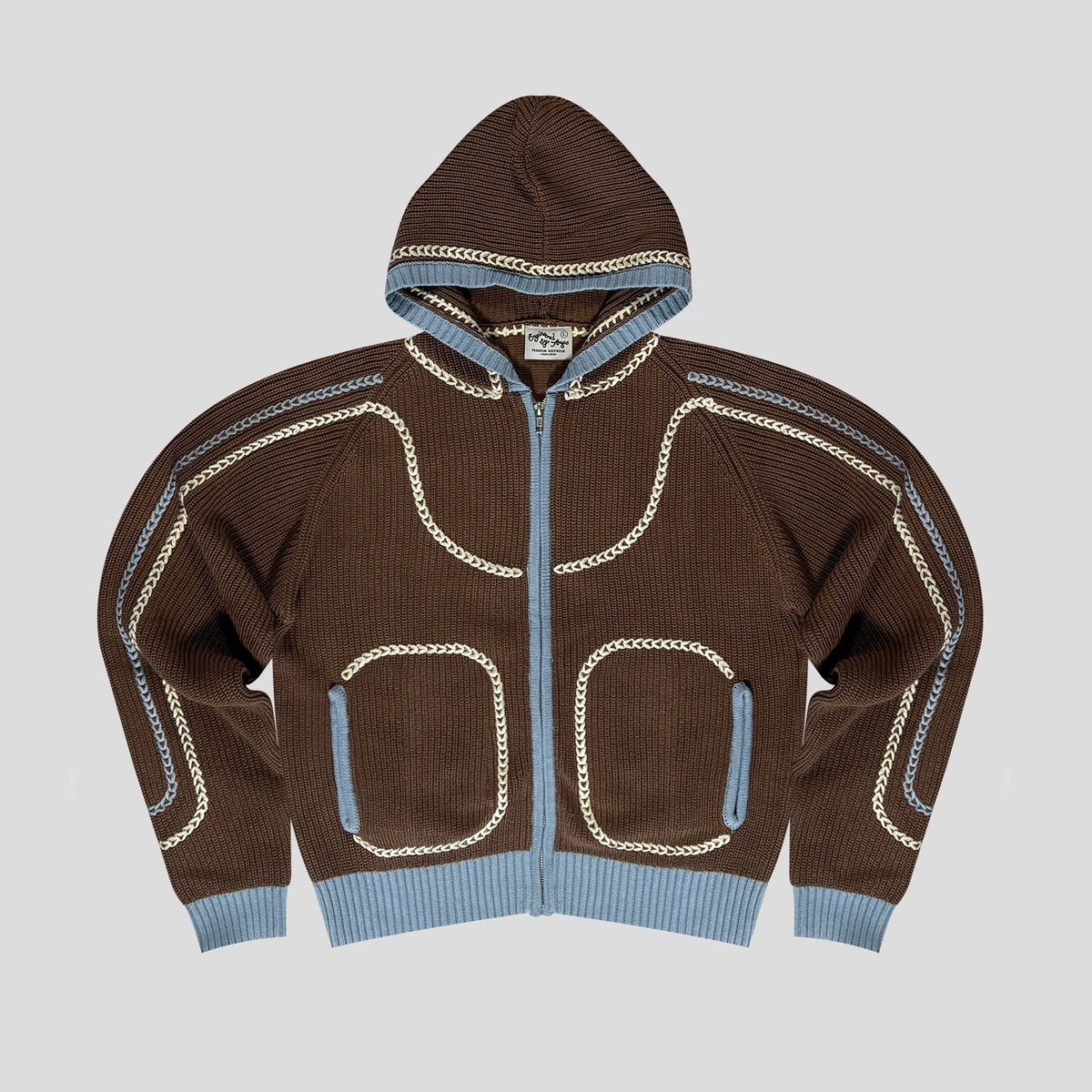 Le hoodie en maille "Cèdre"