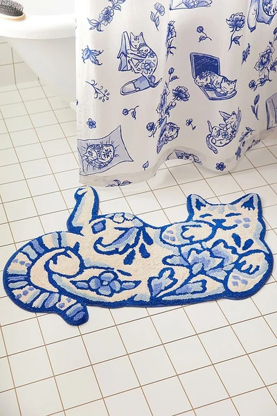Tapis de bain Chat Delft