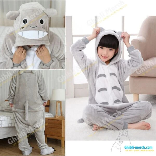 Totoro Onesie Adult And Kid Pajama For Sale - Ghibli Merch Store - Official Studio Ghibli Merchandise