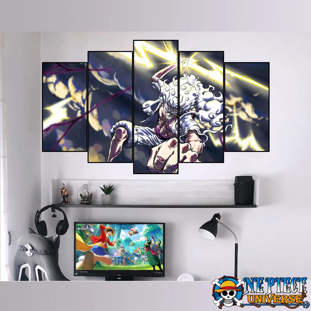 One Piece Pictures Luffy Gear 5 Wall Art Canvas | One Piece Universe Store